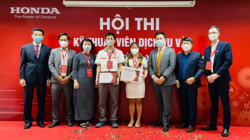 Tiến Thu Xuất Sắc Đạt Giải Nhì Hội Thi Kỹ Thuật Viên Dịch Vụ Và Nhân Viên Phụ Tùng Xuất Sắc 2021