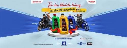 Tri Ân Khách Hàng - Thay Dầu Miễn Phí Xe Yamaha