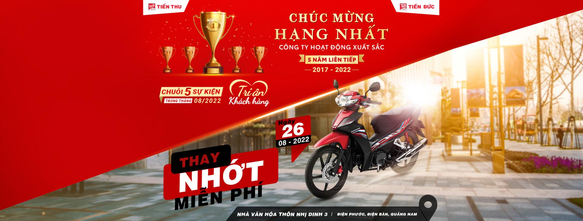 HEAD Tiến Đức 1 Tổ Chức Chương Trình Tri Ân Khách Hàng Thay Nhớt Miễn Phí