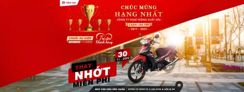 HEAD Tiến Thu 4 Tri Ân Khách Hàng - Thay Nhớt Miễn Phí