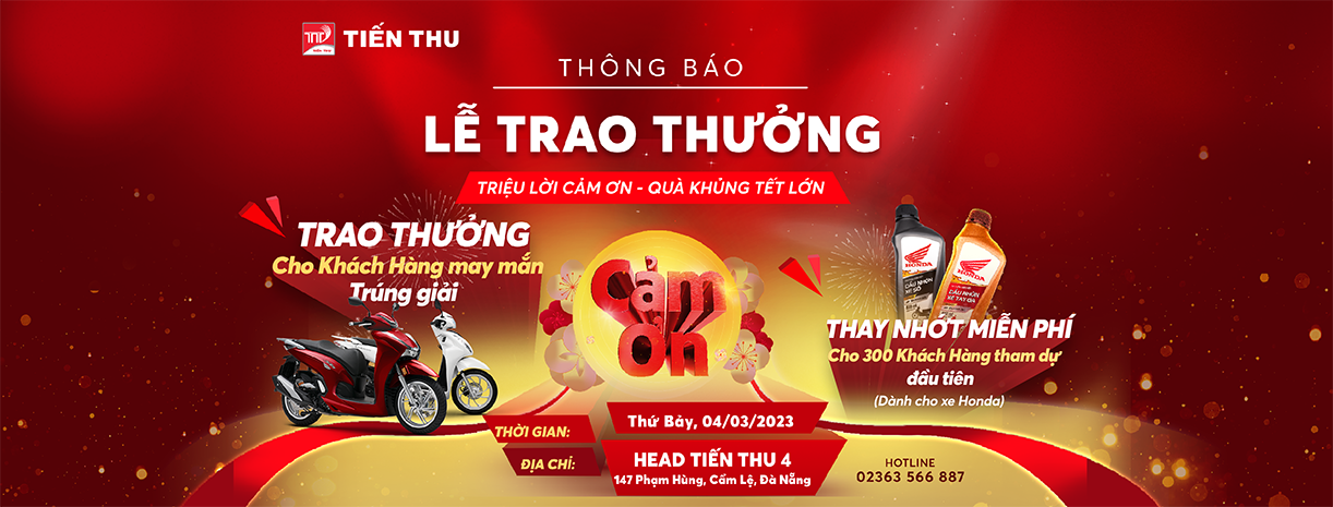 Thông Báo Lễ Trao Thưởng Chương Trình Triệu Lời Cảm Ơn - Quà Khủng Tết Lớn