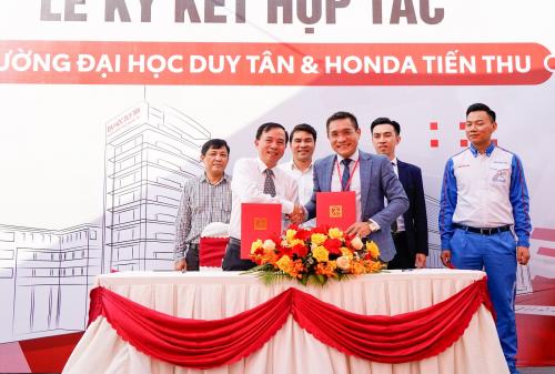 Ngày Hội Ký Kết Hợp Tác Honda Tiến Thu & Đại Học Duy Tân