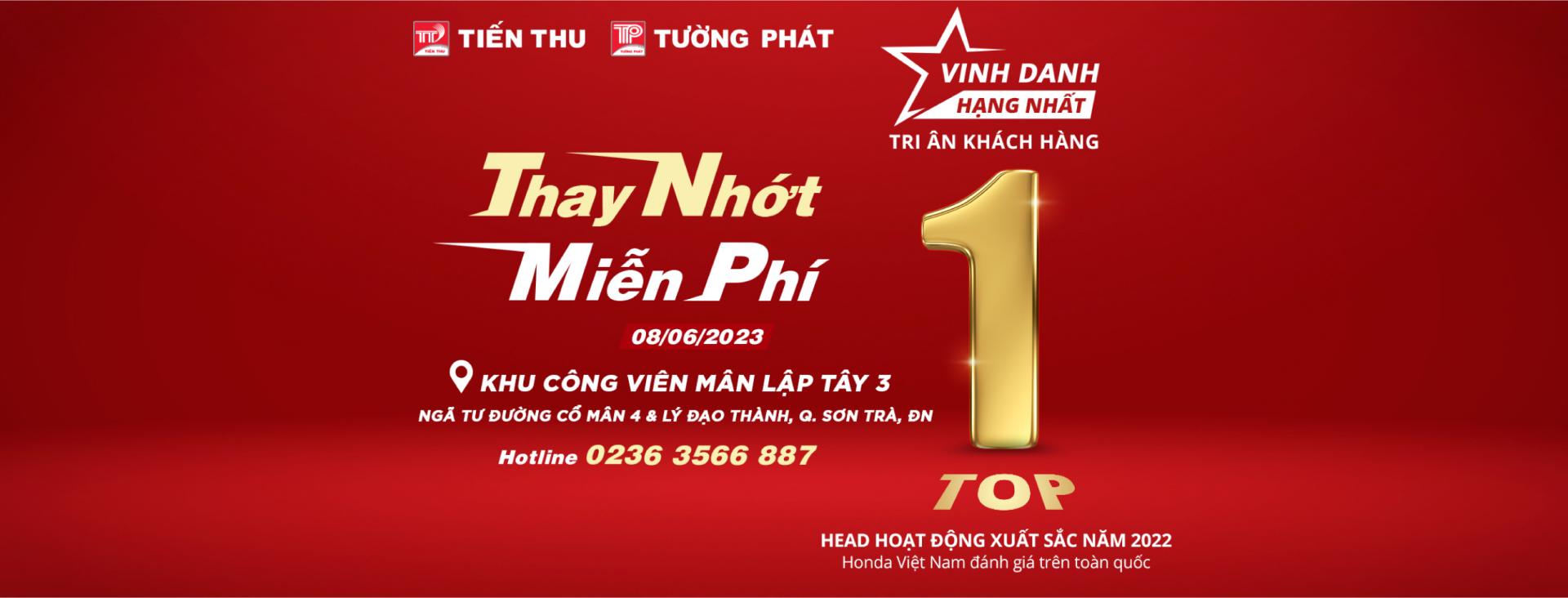 HEAD Tường Phát 1 Tri Ân Khách Hàng - Thay Nhớt Miễn Phí, Tặng Voucher Dịch Vụ