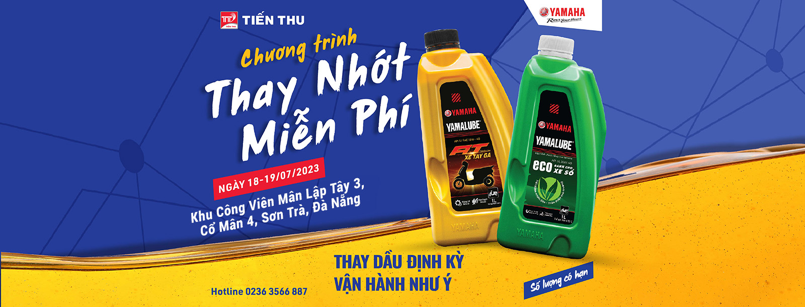 Tri Ân Khách Hàng - Thay Nhớt Miễn Phí Xe Yamaha