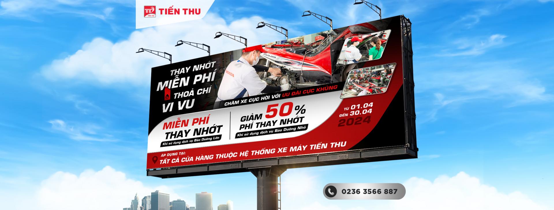Thay Nhớt Miễn Phí - Thỏa Chí Vi Vu