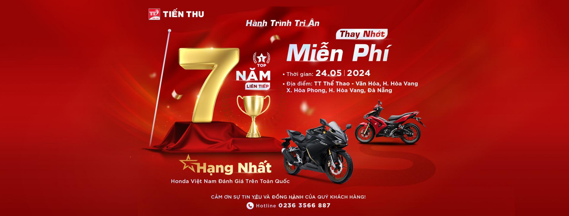 HEAD Tiến Thu 4 Tri Ân Khách Hàng, Thay Nhớt Miễn Phí