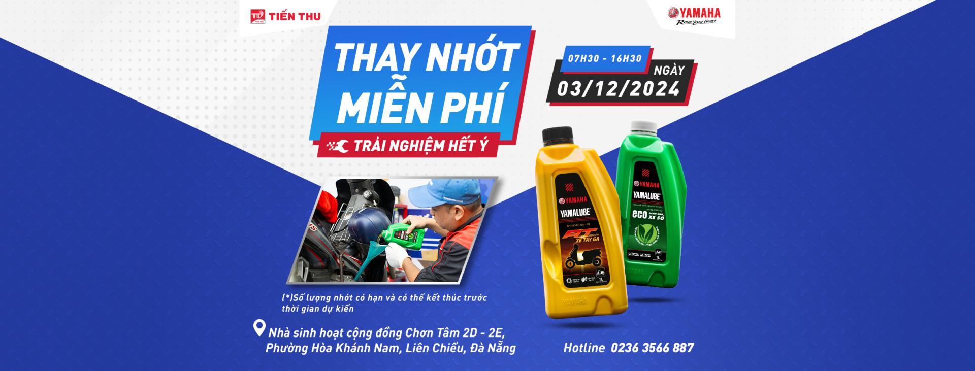 Ngày Hội Yamaha: Thay Nhớt Miễn Phí - Trải Nghiệm Hết Ý