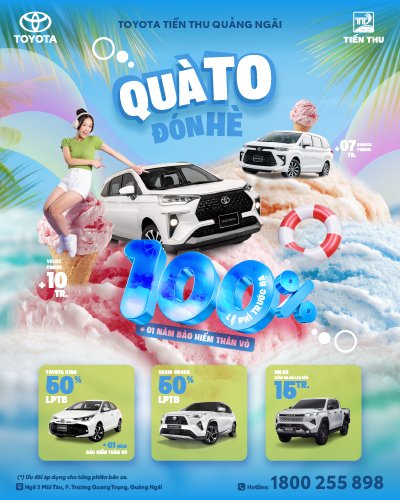 Ưu Đãi Tháng 5 Toyota