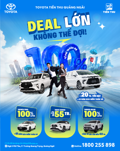 Ưu Đãi Tháng  8 Toyota